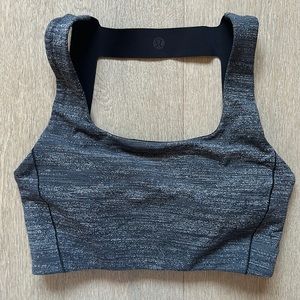 varsa bra noise jacquard black obsidian size 4 lululemon euc